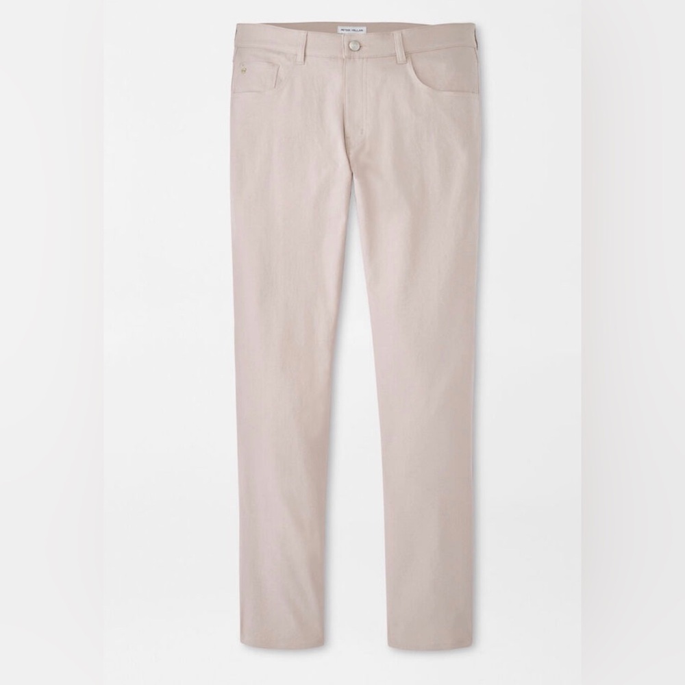 Peter Millar Crown Sport EB66 5 Pocket Performance Golf Pants khaki 40x32